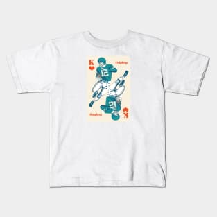 Miami Dolphins King of Hearts Kids T-Shirt